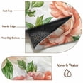 thumbnail image 6 of 6'x9' Area Rugs, Pink White Peony Indoor Outdoor Area Rug for Living Room Bedroom, Pastoral Spring Botanical Flowers Washable Bathroom Rugs Kitchen Floor Carpet Mats Home Decor Aesthetic, 6 of 8