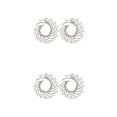 thumbnail image 2 of Pendientes de cristal Minnieouse para mujer joyería de moda boda regalo personalizados madre e hija plata CBP227473, 2 of 6