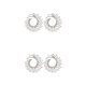 thumbnail image 2 of Pendientes de cristal Minnieouse para mujer joyería de moda boda regalo personalizados madre e hija plata CBP227473, 2 of 6