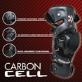 thumbnail image 2 of Asterisk Carbon Cell One - Advanced Knee Protector Braces (Pair- Left & Right) for Motocross, Supercross, and Off-Road Riders - Size X-Small, 2 of 9