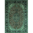 thumbnail image 1 of Ahgly Company Indoor Rectangle Persian Turquoise Blue Traditional Area Rugs, 6' x 9', 1 of 4