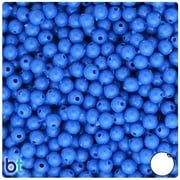 BeadTin Periwinkle Opaque 6mm Round Plastic Beads (500pcs)