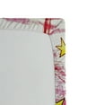 thumbnail image 3 of Ambesonne Retro Fitted Sheet, Red Grunge Celestial, Full Size, Red Blue Yellow, 3 of 3