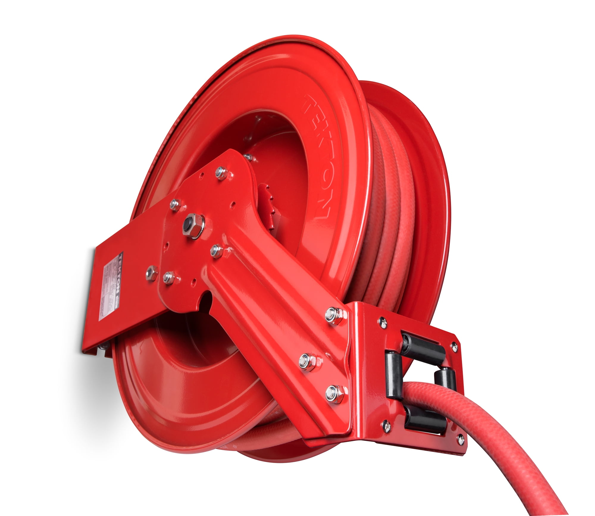 TEKTON 50Foot x 1/2Inch I.D. Auto Rewind Air Hose Reel (250 PSI