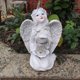 thumbnail image 3 of Estatuillas de Jardín Ángel con Ala Estatua Decoración Al Aire Libre, Escultura de Resina con Luz LED con Energía Solar con LED Arte para Patio Césped Sunnimix luz de la estatua del ángel, 3 of 7