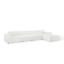 Modway Restore 5-Piece Sectional Sofa in White