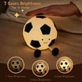 thumbnail image 4 of Night Light for Kids, Cute Foodball Silicone Lamp with Tap Control & Timer, Rechargeable LED Beside Night Light, Dimmable Nursery Night Light Gift for Kids Boys Girls Baby Toddlers Teen, 4 of 9