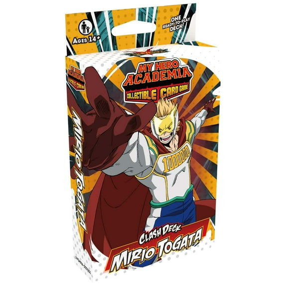 My Hero Academia Collectible Card Game Series 5: Clash Deck Mirio Togata - Ready To Play Out Of The Box, 51 Card Deck & Playmat, MHA
