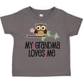 thumbnail image 3 of Inktastic Grandma Loves Me Girls Owl Girls Toddler T-Shirt, 3 of 5