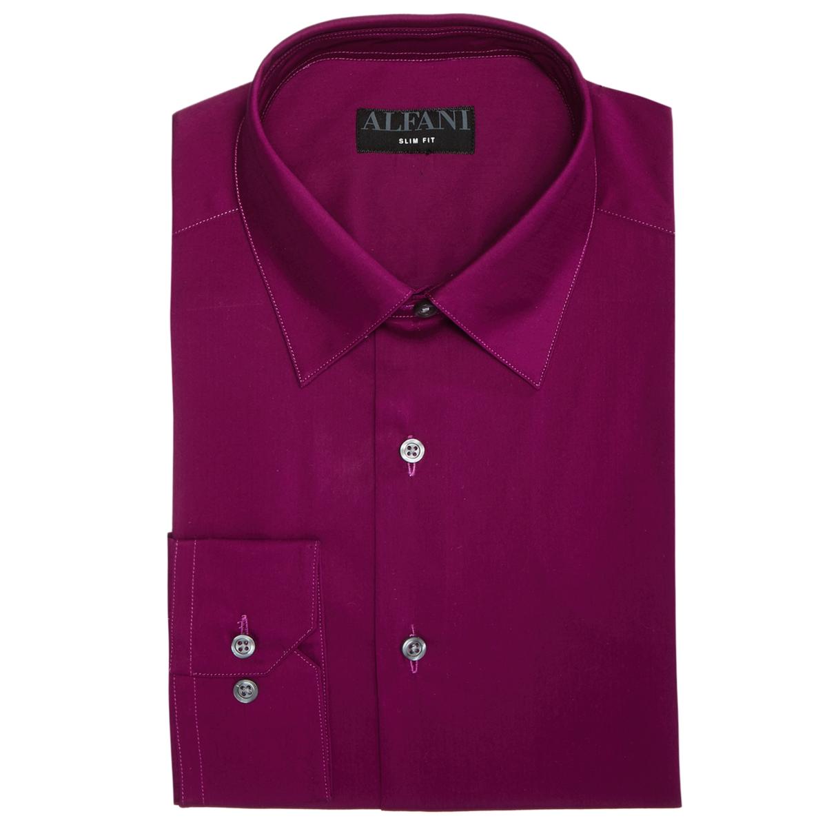 AlfaTech by Alfani Men's Slim-Fit Stretch Performance Dress Shirt