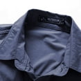 thumbnail image 2 of Long Sleeve Cargo Shirts for Men Lightweight Cooling UPF 50 Sun Protection With Dual Chest Pockets Quick Dry Breathable Lapel Collar Button Down Tactical Outdoor Tops, 2 of 3