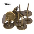 thumbnail image 2 of 100Pcs Cyan Bronze Iron  Nail Retro Style, Easy to Install for Sofa, Crafts, Drum, Jewelry Box, Suitable for Furniture. Small Body, Strong Fastening,  Piercing Point, 2 of 7