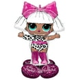 thumbnail image 1 of LOL Glam Diva AirLoonz Foil Balloon - Extra-Long Float and Self Sealing for Ultimate Birthday Fun, 1 of 3