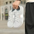 thumbnail image 5 of Mepaouo Men's Canvas Barefoot Shoes Wide Toe Minimalist Water Sneakers with Zero Drop Sole for Women, 5 of 6