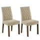 thumbnail image 1 of Juego de 2 Sillas de Comedor Madesa 42565Z2TSIMK Marrón/Imperial, 1 of 8