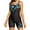 Irregular Print, variant on Charmo Women Boyleg One Piece Swimsuit Racerback Athletic Training Bathing Suit