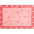 thumbnail image 1 of Ahgly Company Indoor Rectangle Abstract Red Modern Area Rugs, 7' x 9', 1 of 4