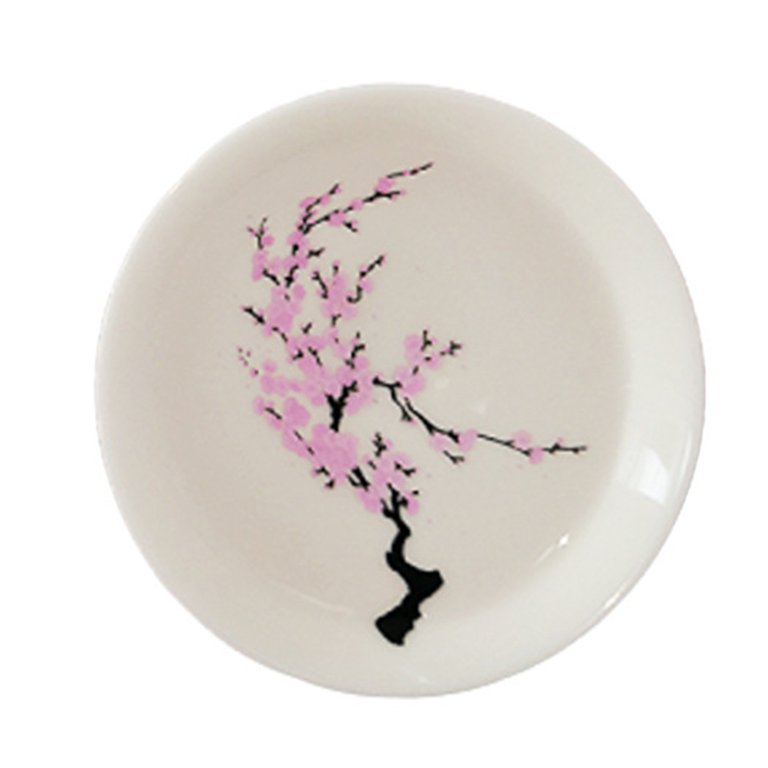 Magic Sakura Cherry Blossom Sake Cup Color Changing with Ice/Hot Water  Ceramic Magic Color Changing with Ice/Hot Water Ceramic Cup for Restaurant  Household Sakura Cherry Blossom Sake Cup Peach Cold 