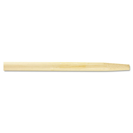 Tapered End Broom Handle, Lacquered Hardwood, 1 1/8 dia x 54,