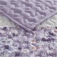 thumbnail image 2 of JERFIT 4-Piece Full/Queen Floral Seersucker Bedding Set with Quilt, Shams & Decorative Pillow, Wrinkle-Resistant Microfiber, Farmhouse Chic, 2 of 10