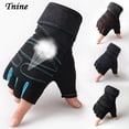 thumbnail image 2 of TNINE edificio del Cuerpo de formación Fitness levantamiento de pesas guantes para hombres y mujeres de entrenamiento mitad Mitad de dedo Fitness gimnasio ejercicio táctico guantes Fivean Guantes deportivos, 2 of 2