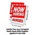 thumbnail image 2 of Now Hiring Nurses (24" X 36") 4mm Corrugated Plastic Panel, Graphics Applied To 1 Side (Pk of 2), 2 of 4
