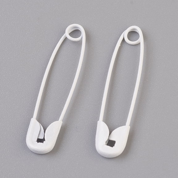 100PCS 1" White Safety Pins Colored Safety Pins Bulk Sewing Pins