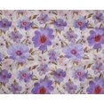 thumbnail image 4 of oneOone Polyester Lycra Light Purple Fabric Leaves & Watercolor Flower Floral Craft Projects Decor Fabric Printed By The Yard 56 Inch Wide, 4 of 4
