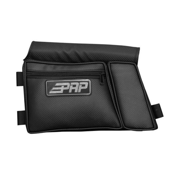 PRP Seats E38-210 2014-2019 Polaris RZR XP 1000 Door Bag with Knee Pad for Steel Frame Doors - Driver Side - Black