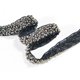 thumbnail image 4 of Cinta de Encaje Imitación Perlas Sunnimix Negro y gris 1 yarda, 4 of 8