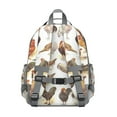 thumbnail image 3 of Birthday gift chicken backpack, roomy backpack with colorful hen prints, practical backpack for school, 3 of 6