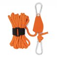 thumbnail image 1 of Sujetador De Cuerda 2 uds sujetador de cuerda ajustable 4mm 4m tensor de polea para exteriores (naranja) Tmvgtek Para Estrenar, 1 of 8