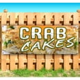 thumbnail image 1 of Crab Cakes 13 oz Vinyl Banner With Metal Grommets, 1 of 4