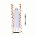 thumbnail image 3 of 2026 Hanging Swinging Ghost Halloween Decor, Maple Leaf Vine with Remote String Lights, Spooky Cute Decoration for Outdoor Yard Porch Tree (S Lighted Ghost), 3 of 8