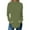 Blackish Green, variant on Mock Turtleneck Tops for Women, Women's Casual Long Sleeve Tunic Tops Loose Round Neck T Shirt Thumb Hole Curved Hem Tops Tunic Sweaters To Wear with Leggings Blackish Green XL