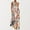 Beige, variant on Sexy Sundresses for Women Fashion V-Neck Sleeveless Summer Evening Party Printing Ladies Pocket Vest Long Dress Western Dresses To Wear With Boots on Clearance