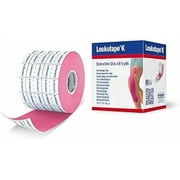 BSN Medical Leukotape K - Kinesiology Therapeutic Adhesive Tape, 2 x 5m Pink, 5 Pack