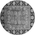thumbnail image 1 of Ahgly Company Indoor Round Oriental Gray Traditional Area Rugs, 4' Round, 1 of 4
