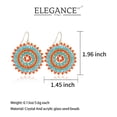thumbnail image 2 of Aretes Elegance 11 con Cuentas y Cristales Colgantes 5x4 cm, 2 of 7
