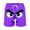 Purple, variant on Women Beach Swim Shorts, Quick Dry Swim Trunks for Women, High Waisted Beach Pants with Elastic Drawstring, Loose Fit Summer Vacation Wear for Pool, Party, Casual Daily