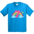thumbnail image 3 of Inktastic 7th Birthday Rainbow Youth T-Shirt, 3 of 5