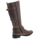 BareTraps Women's Alysha Faux Leather Wide Calf Riding Boots Brown Size 9M main image 0