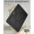 thumbnail image 3 of Poetic TurtleSkin Case for OnePlus Pad 2 12.1 inch (2024), Heavy Duty Shockproof Rugged Case, Black, 3 of 5