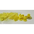 thumbnail image 2 of Set of 25 Yellow Comfort Fit Butterfly Clutch Rubber Lapel Hat Pin Backs, 2 of 3