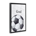 thumbnail image 4 of Stupell Industries Soccer Ball Goal Sports Painting Black Floater Framed Canvas Art Print Wall Art, 17 x 25, 4 of 10