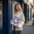 thumbnail image 6 of FORMRS 13"-13.3" Laptop Sleeve Protective Case Soft Carrying Quilted Computer Bag Cover, Blue Cute Halloween, 6 of 7