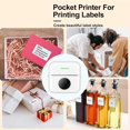thumbnail image 4 of Mini Pocket Bluetooth Printer-Portable Thermal Printer with 13 Roll Papers for Journal/DIY Scrapbook/Travel(Mini Pocket Printer), 4 of 5