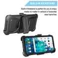thumbnail image 2 of Galaxy S20 FE 5G Case Clip Belt Holster, Takfox Shockproof Swivel Defender Heavy Duty Armor Protective Cases & 2 Pcs Screen Protector Kickstand Rugged Cover For Samsung Galaxy S20 Fan Edition - Black, 2 of 6