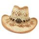 thumbnail image 4 of Sombrero de vaquero Colco para exteriores beige Sombrero de paja para el sol, 4 of 7