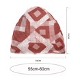 thumbnail image 4 of MesaSe Elastic Hat Geometric Pattern Hat Unisex Winter Hat with Geometric Print Contrast Colors Elastic Adjustable Multifunctional, 4 of 5